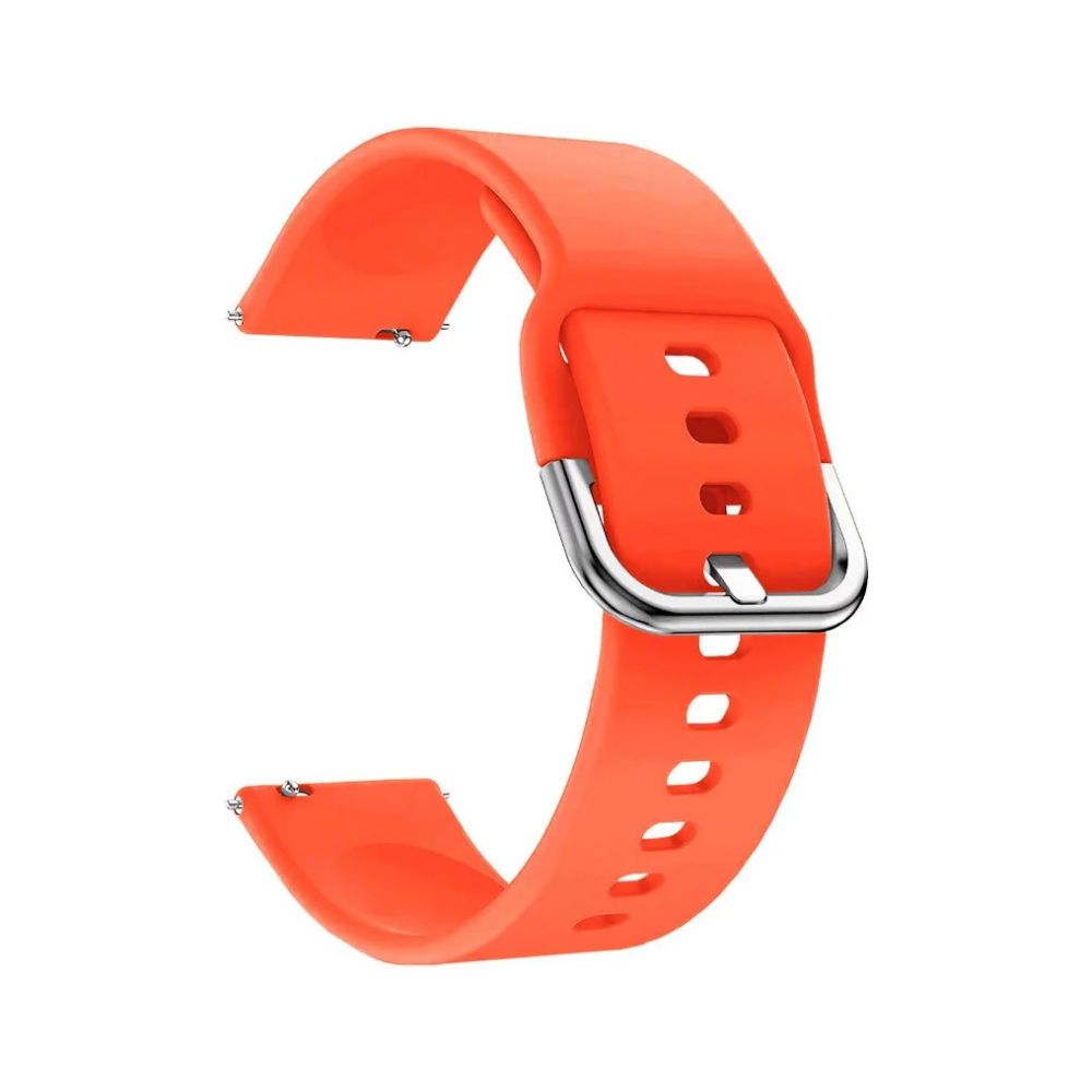 Ремешок силиконовый для часов Lyambda Avior 22мм, оранжевый